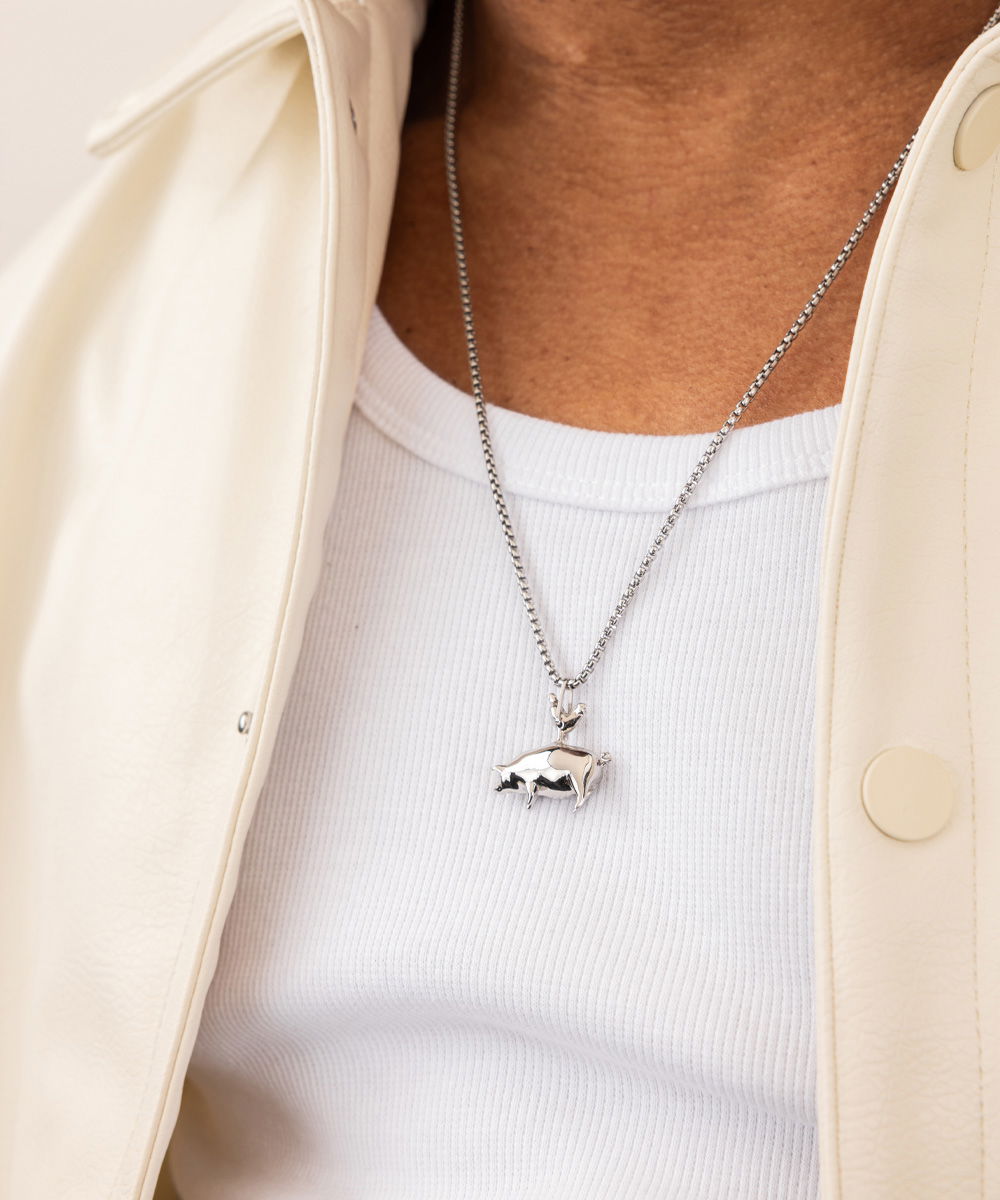 Logo Pendant Necklace