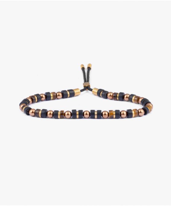 PIG&HEN Catena Venetianブレスレット ブラック ゴールド PIG&HEN Catena Venetianブレスレット ブラック ゴールド - メルカリ