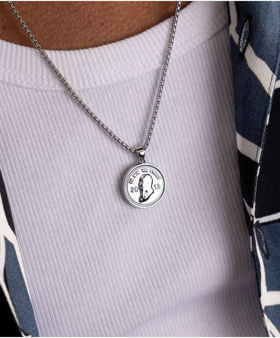 Bob Pendant Necklace Silver One-Size (60cm)