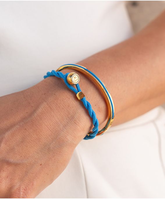 Maya Lou Light Blue | Gold S (16cm)
