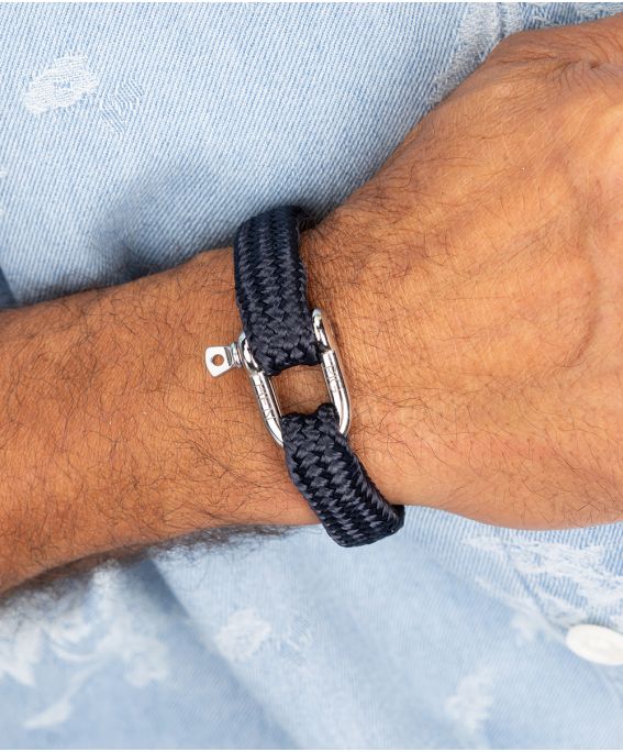 Gorgeous George Navy | Silver M (18cm)
