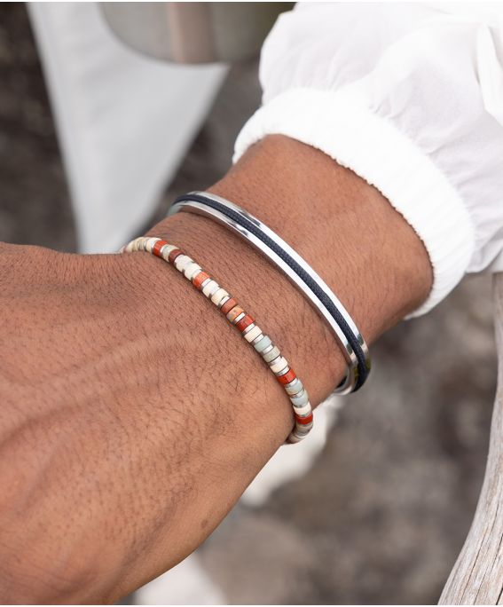 Brontide 4mm Adjustable Hakone | Silver M 18-19cm