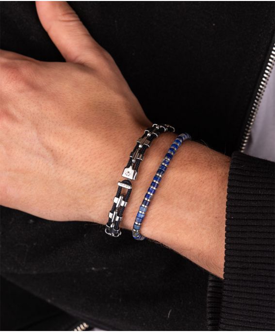 Jazzy James Navy | Silver M (18cm)