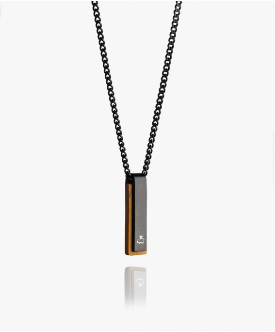 Black jewelry necklace hot sale