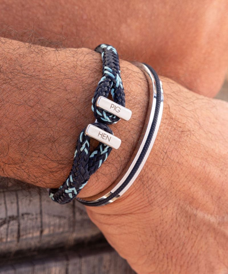 Pig and hen mens bracelets sale