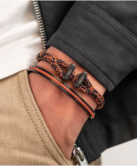 Hen and pig bracelet clearance